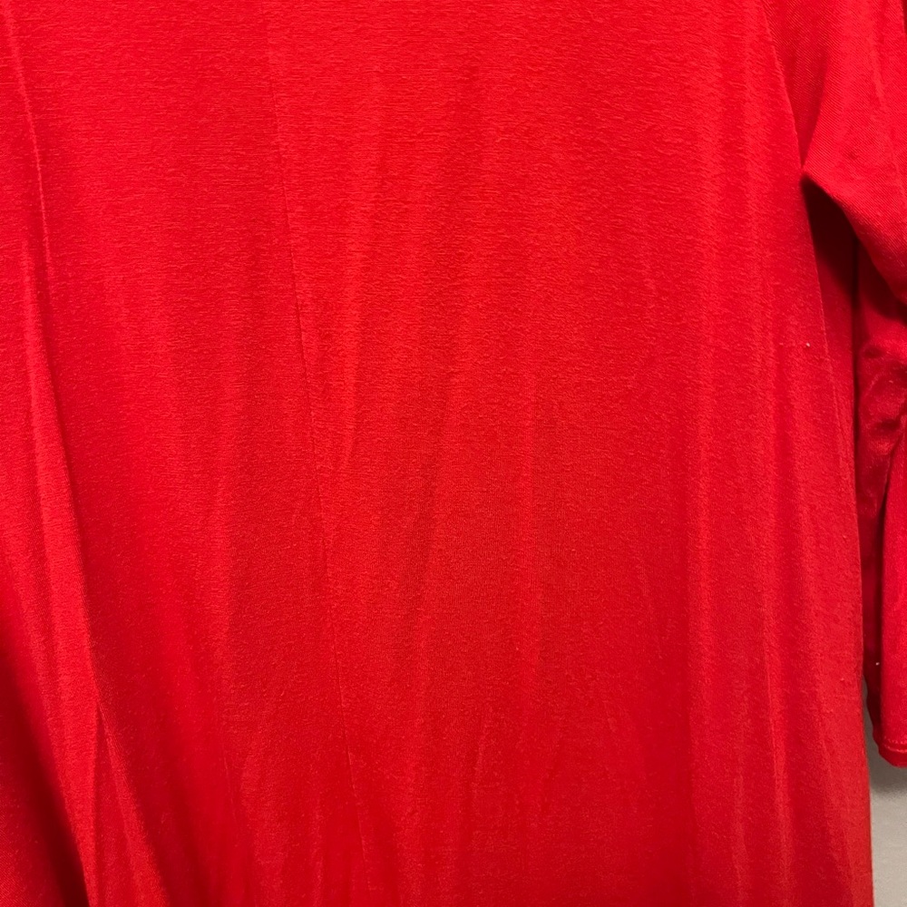 Altar’d State Bright Red Dress with Pockets - Picture 6 of 9
